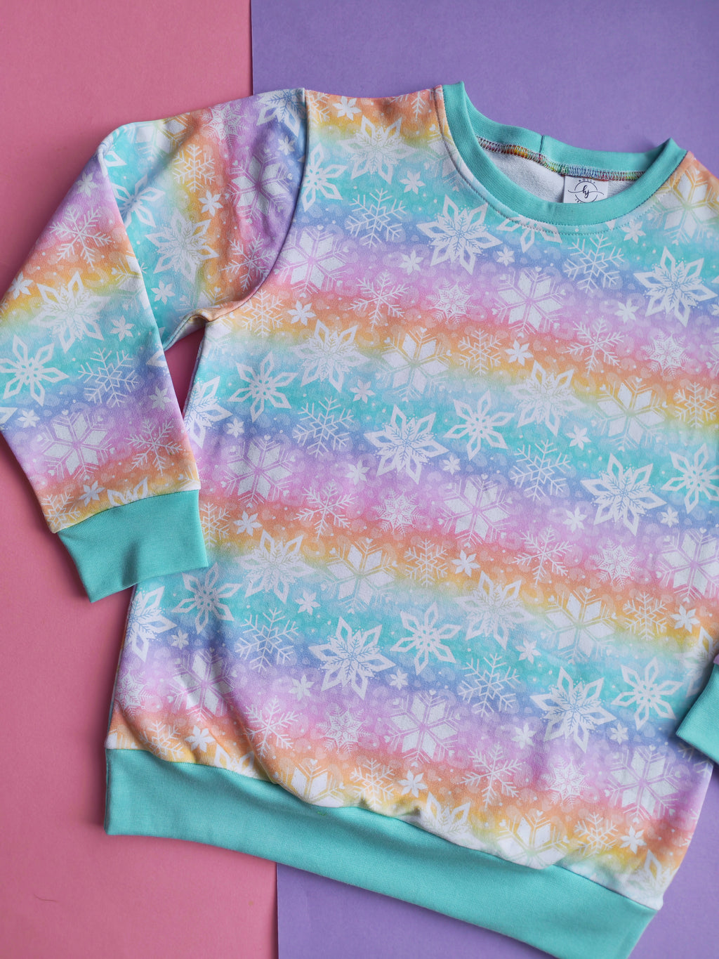 9-10 years snowflakes jumper