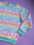 9-10 years snowflakes jumper