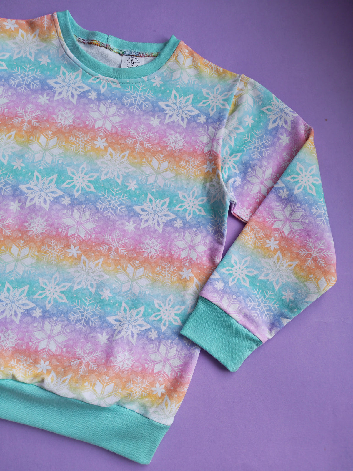 9-10 years snowflakes jumper