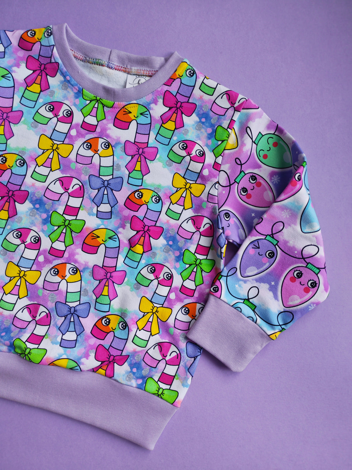 3-4 years pastel mashup jumper