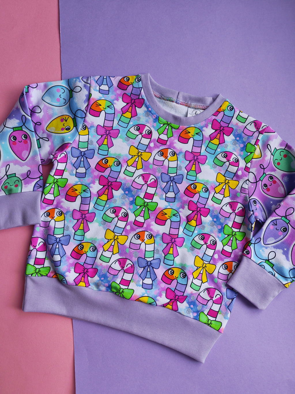 3-4 years pastel mashup jumper
