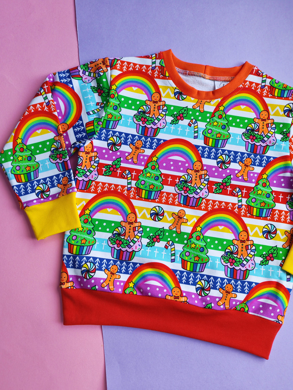 4-5 years Christmas cakes jumper