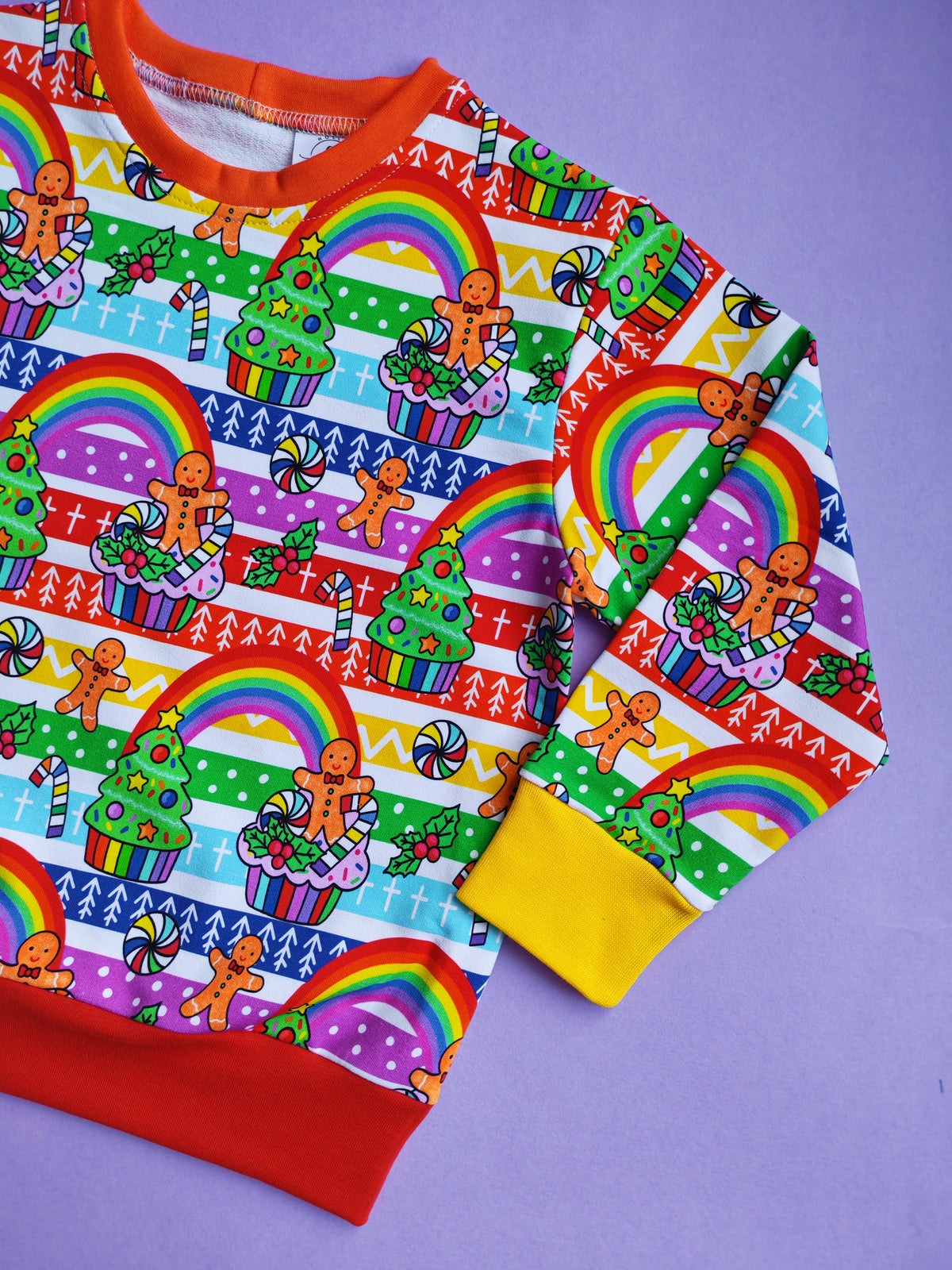 4-5 years Christmas cakes jumper