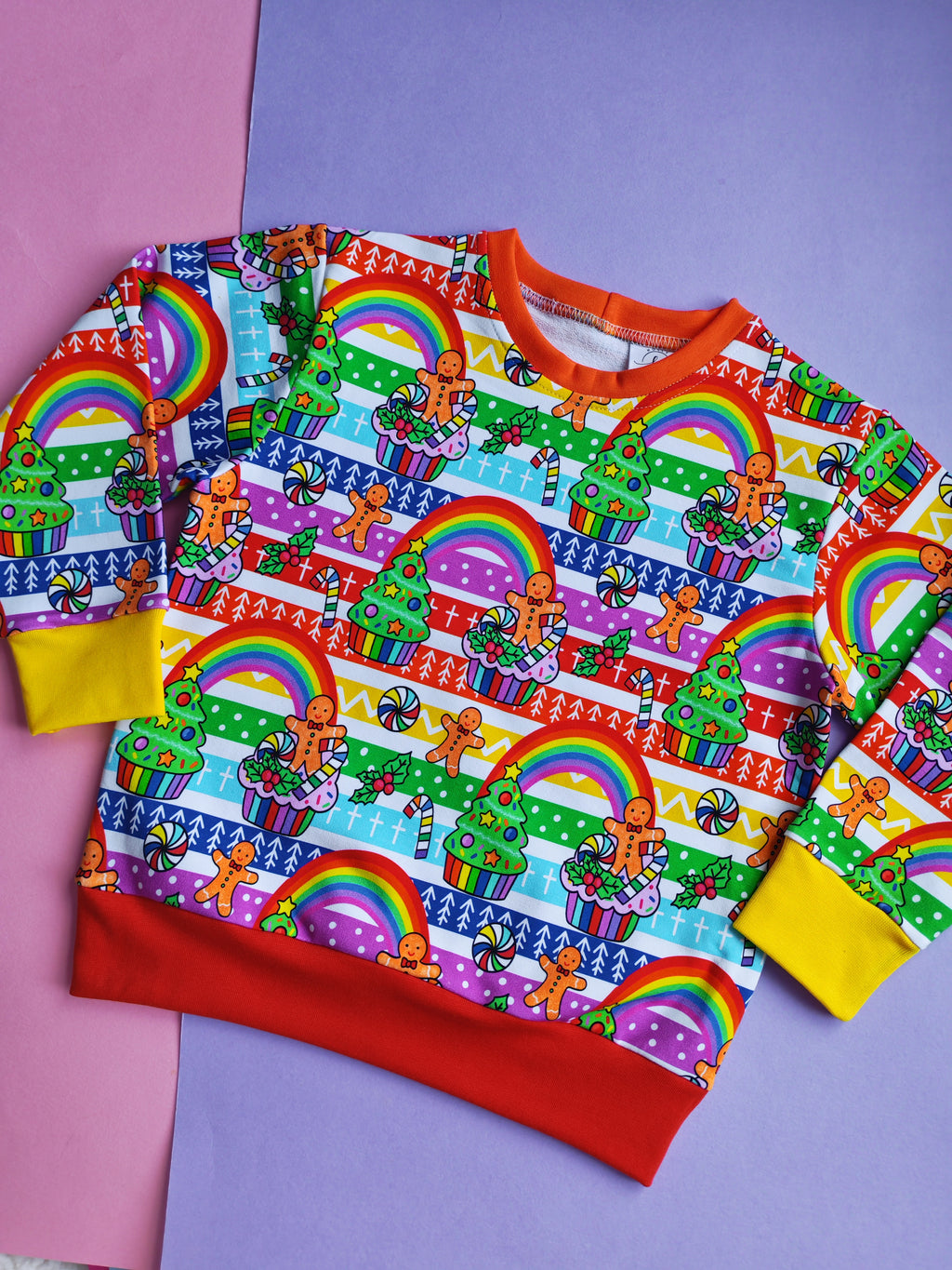 4-5 years Christmas cakes jumper