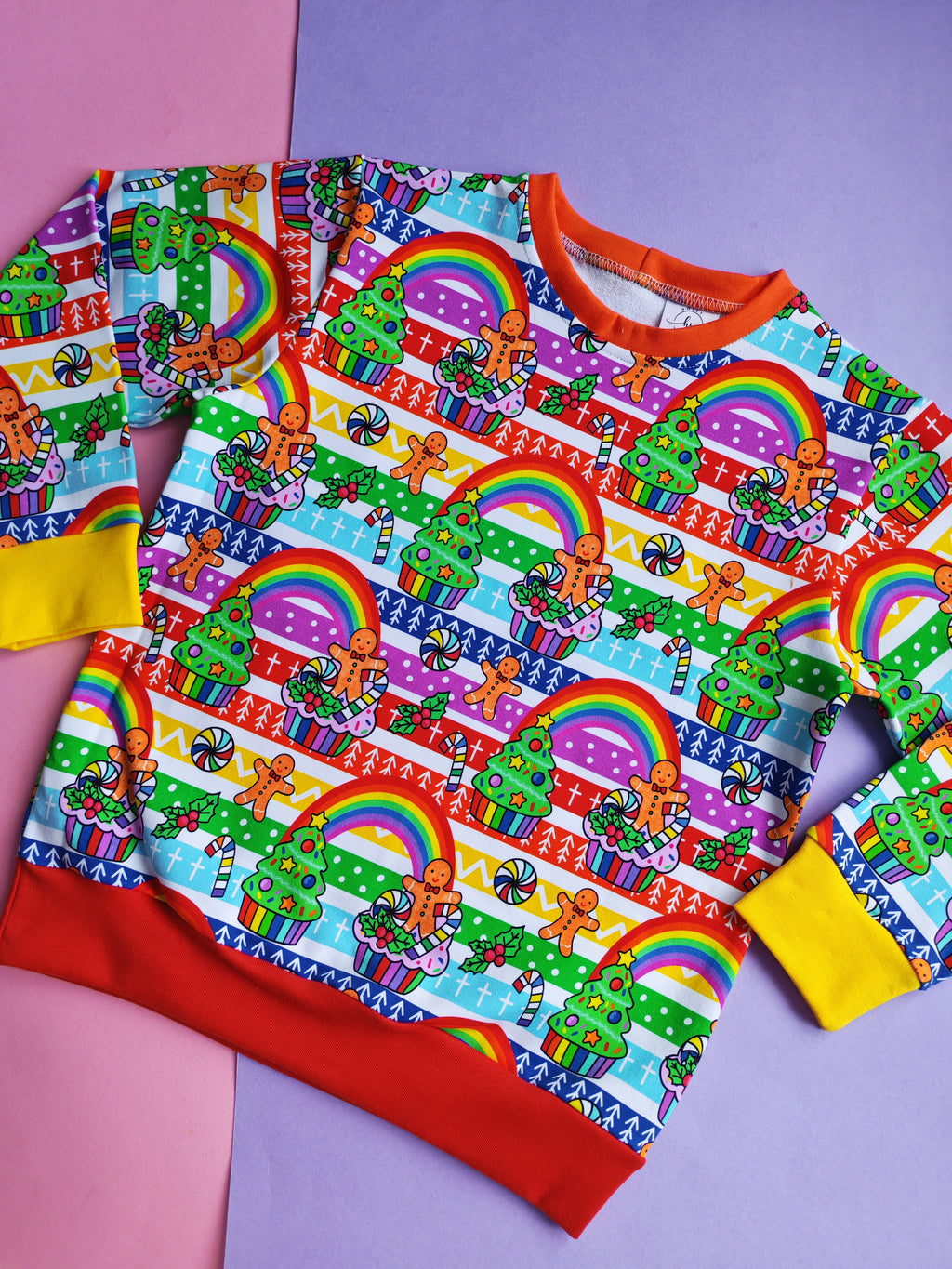 7-8 Years Christmas Cakes jumper