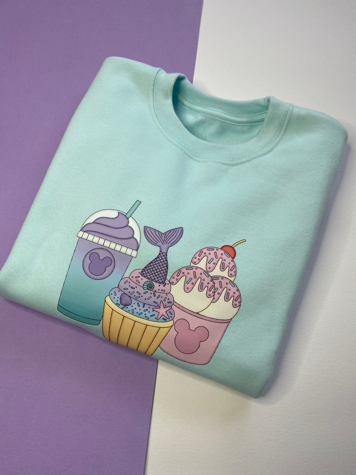5-6 years Ice Cream Mermaid Sweatshirt