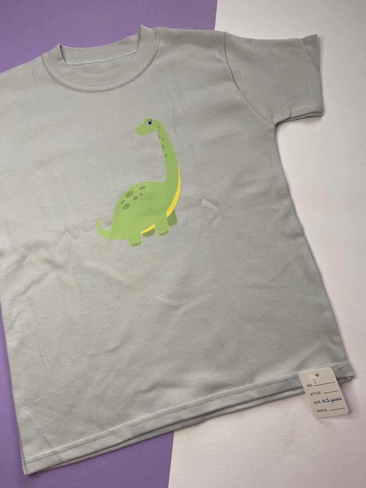 4-5 Years Green Dino T-shirt