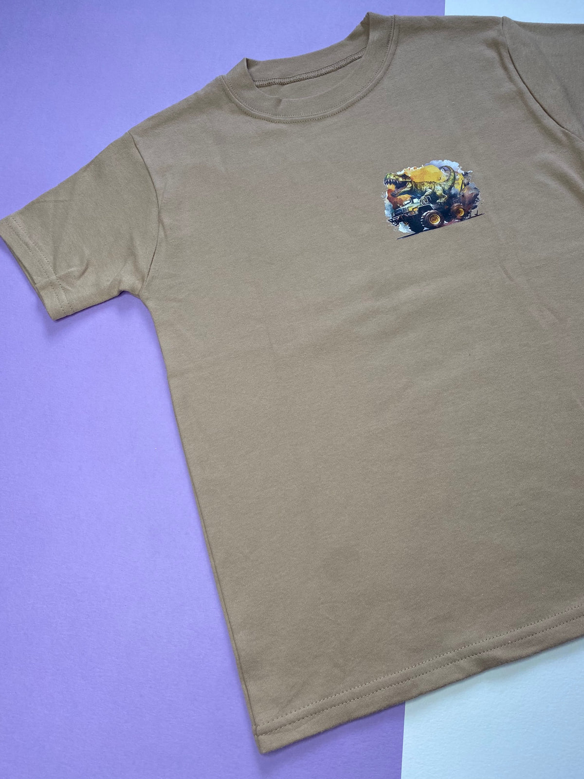 5-6 Years Dino Truck T-shirt