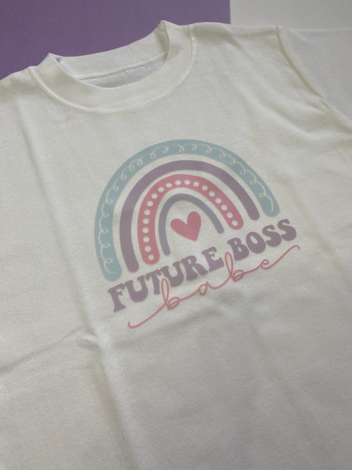 3-4 Years Future Boss Babe T-shirt