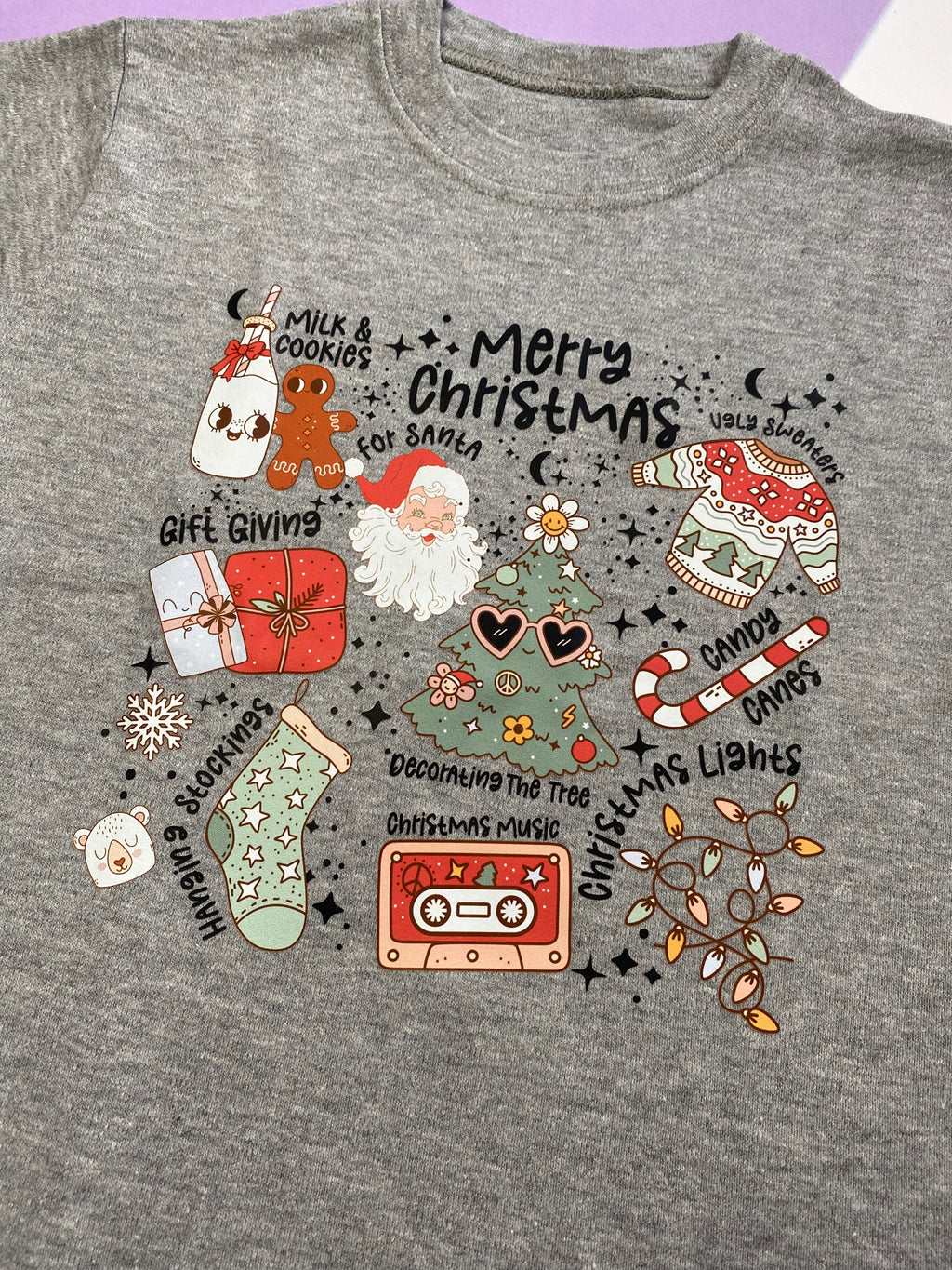 3-4 Years Merry Christmas T-shirt