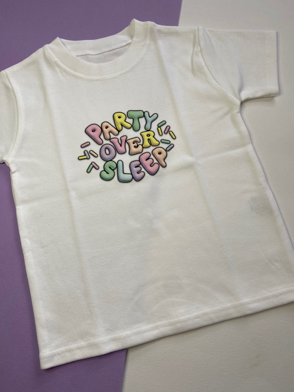 2-3 Years Party Over Sleep T-shirt