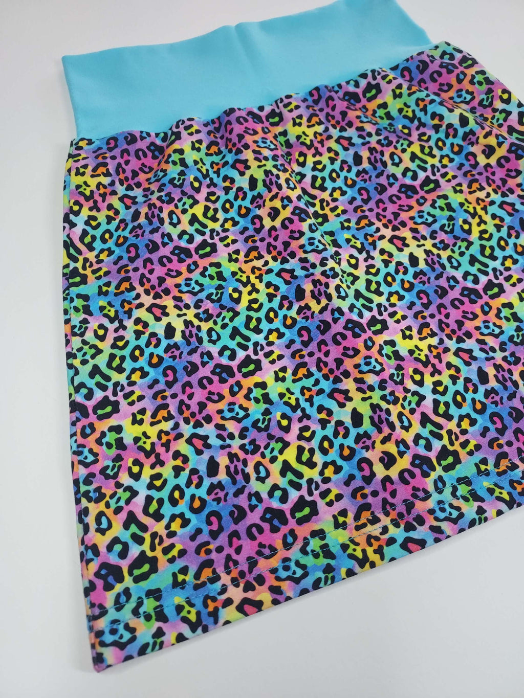 Rainbow Leopard Skirt