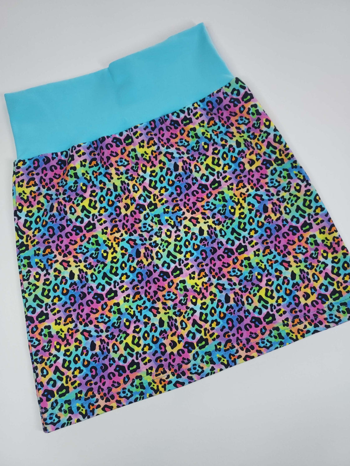 Rainbow Leopard Skirt