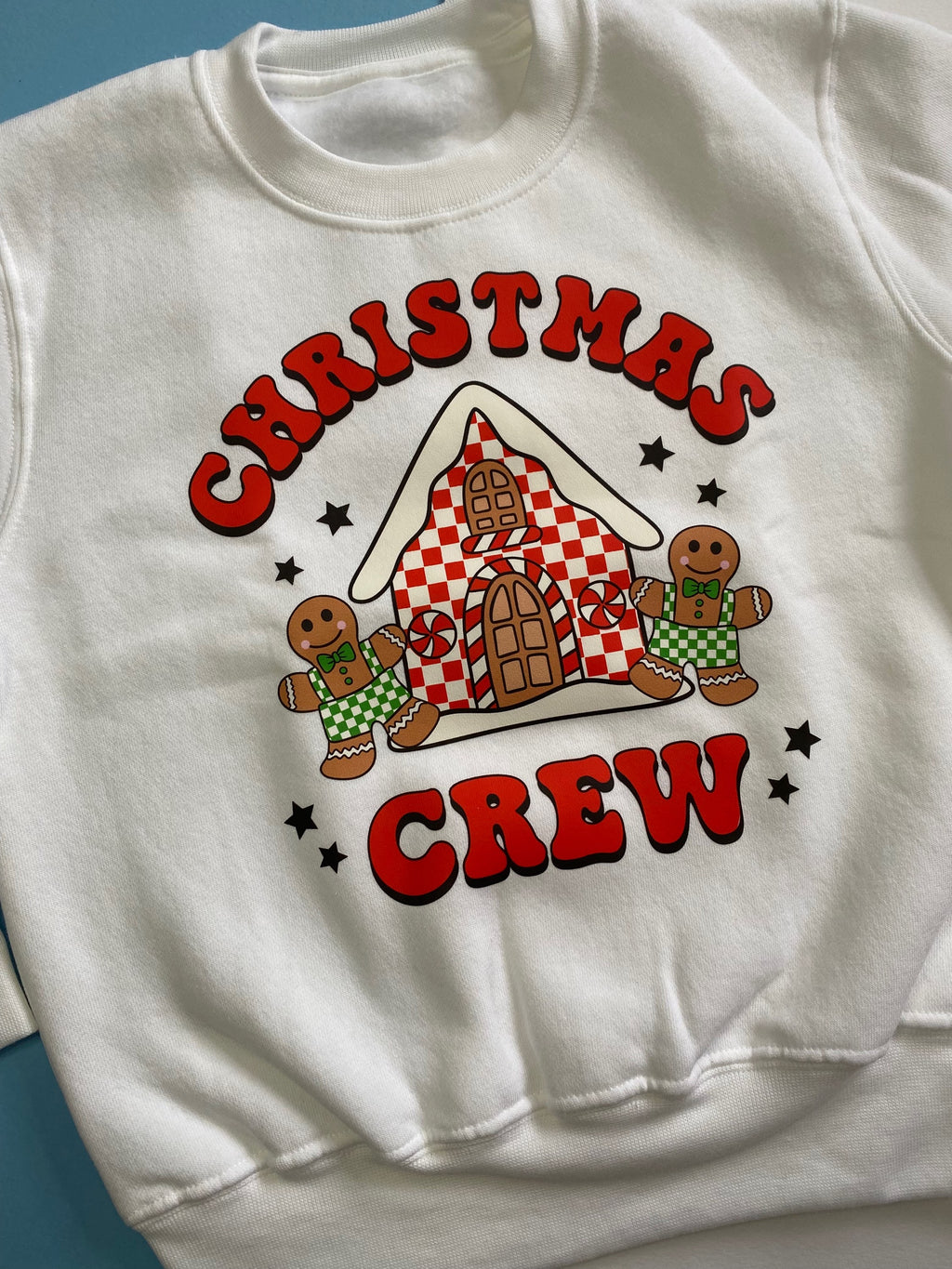 3-4 years Christmas Crew White Sweatshirt