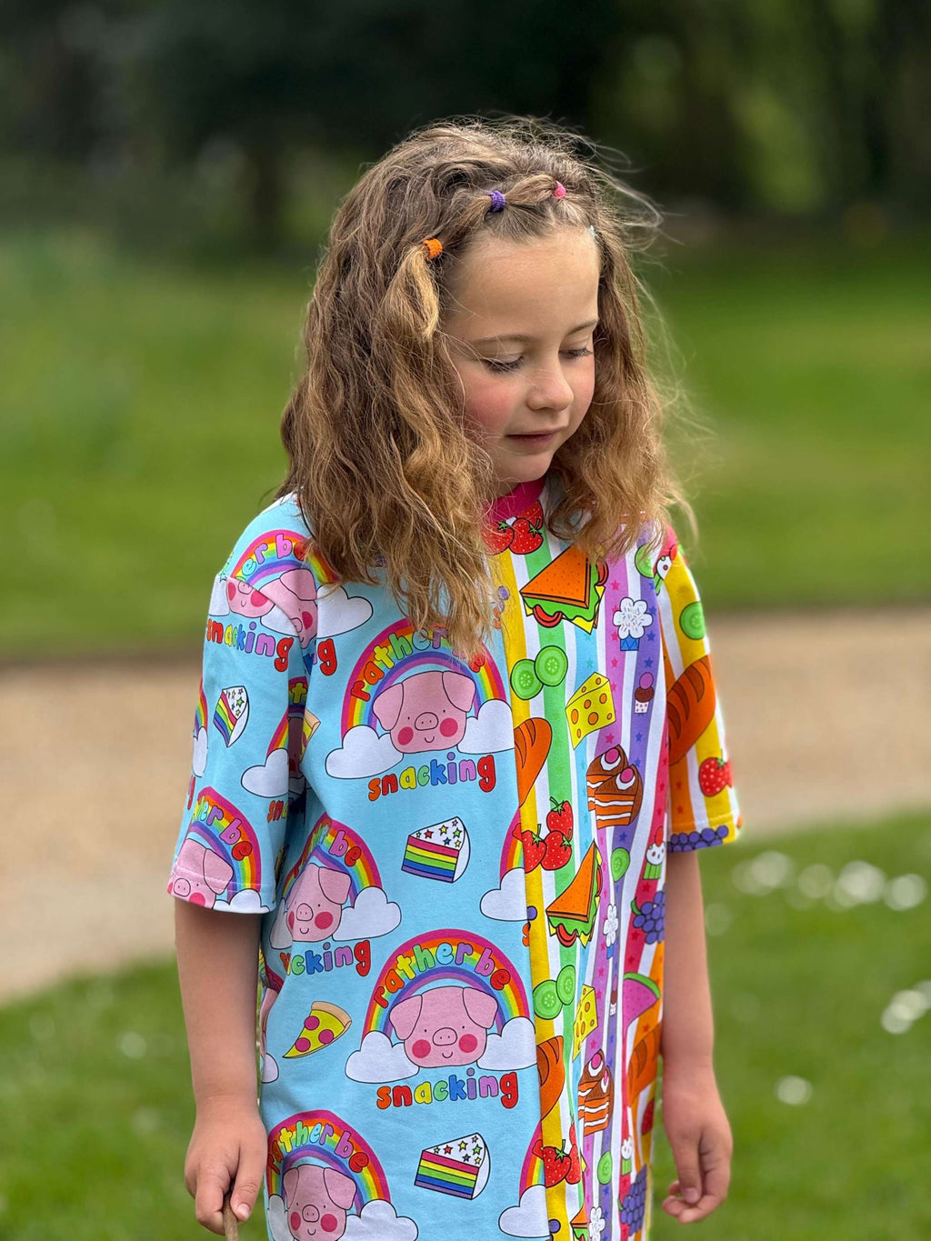 Oversized T-Shirt Dress - Short Sleeve