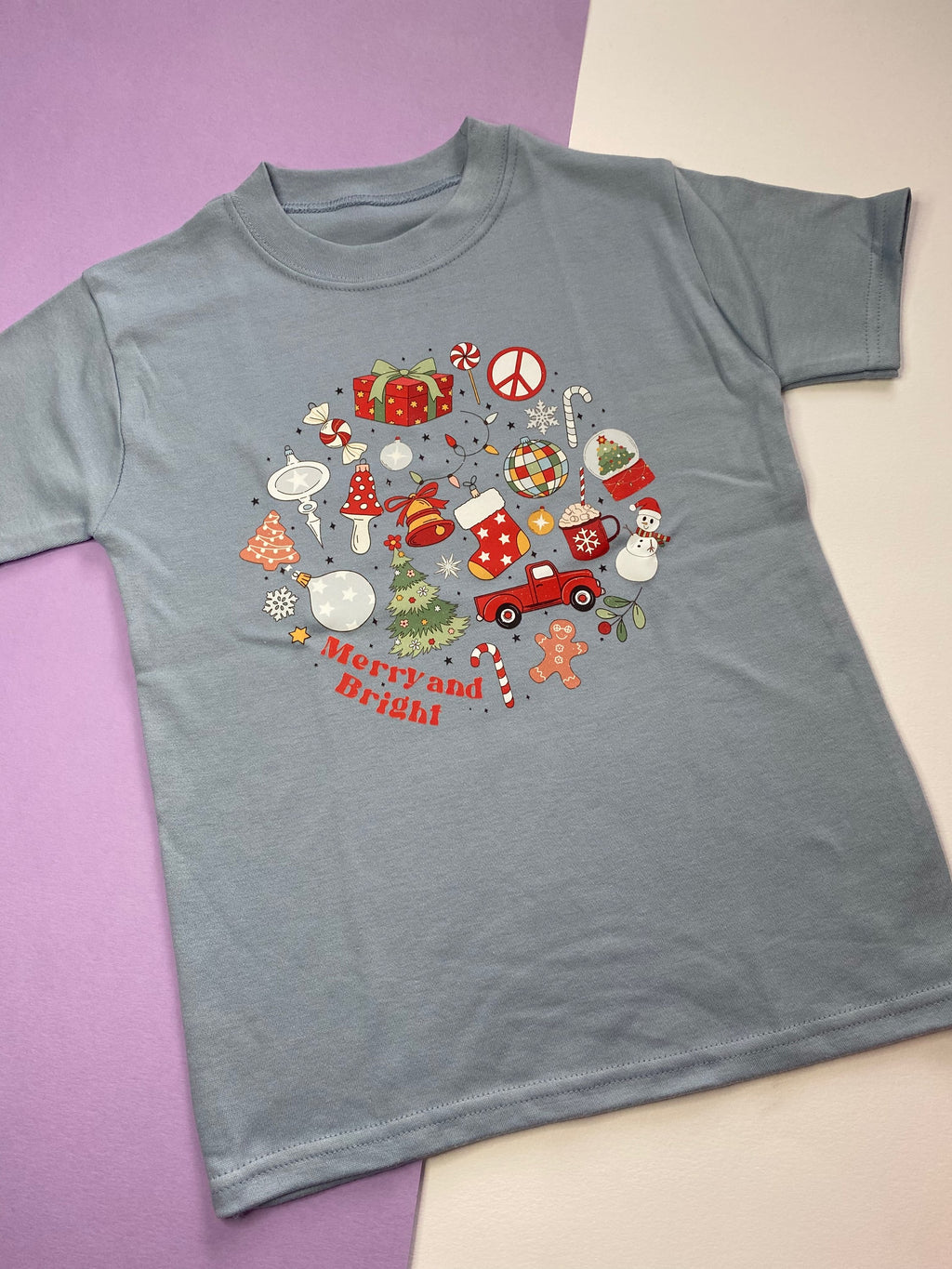 4-5 Years Merry And Bright T-shirt