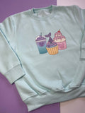 5-6 years Ice Cream Mermaid Sweatshirt