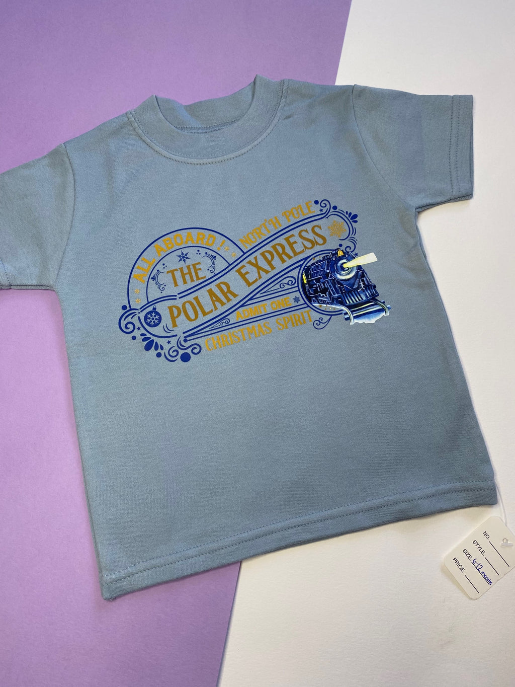 6-12 Months All Aboard T-shirt