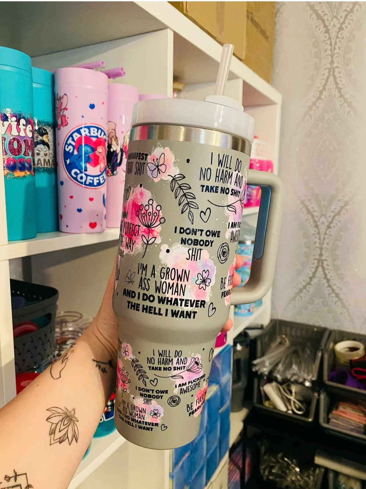 Swearing tumbler