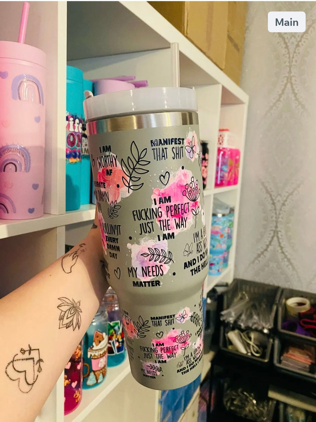Swearing tumbler