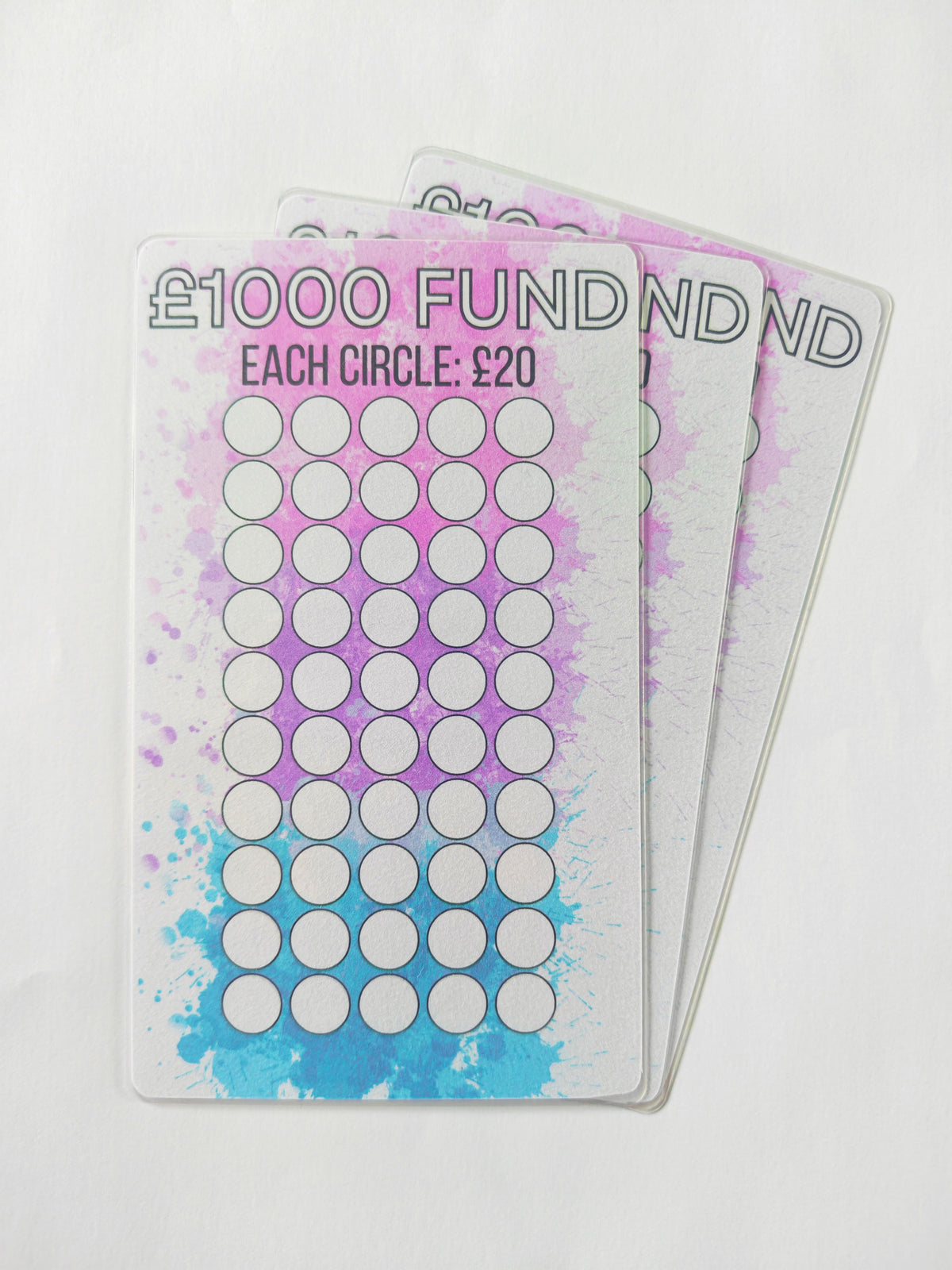 Savings tracker - £20 Saves £1000