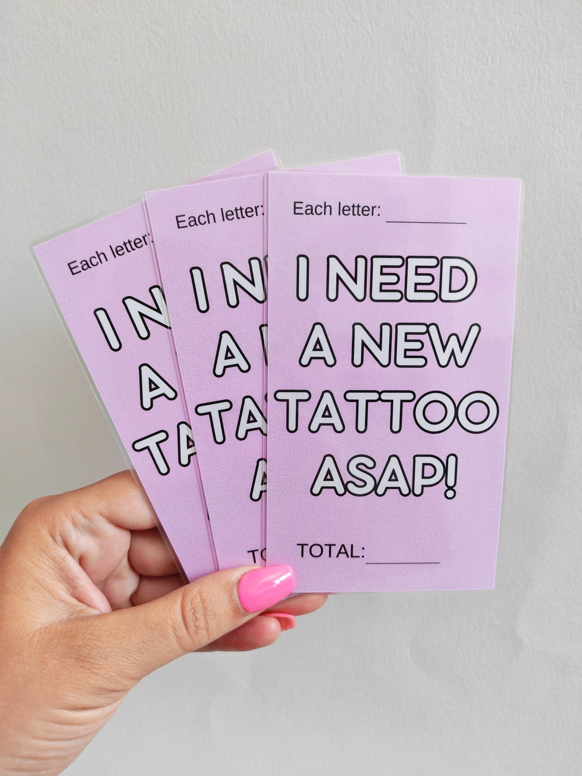 Savings tracker - I Need A New Tattoo ASAP!