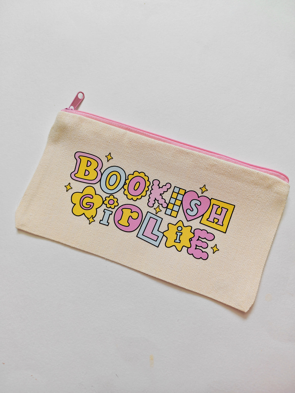 Bookish girlie pencil case
