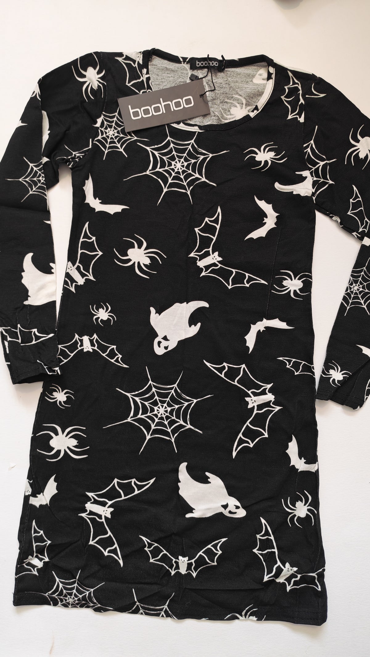 9-10 Years Girls Halloween Print Dress