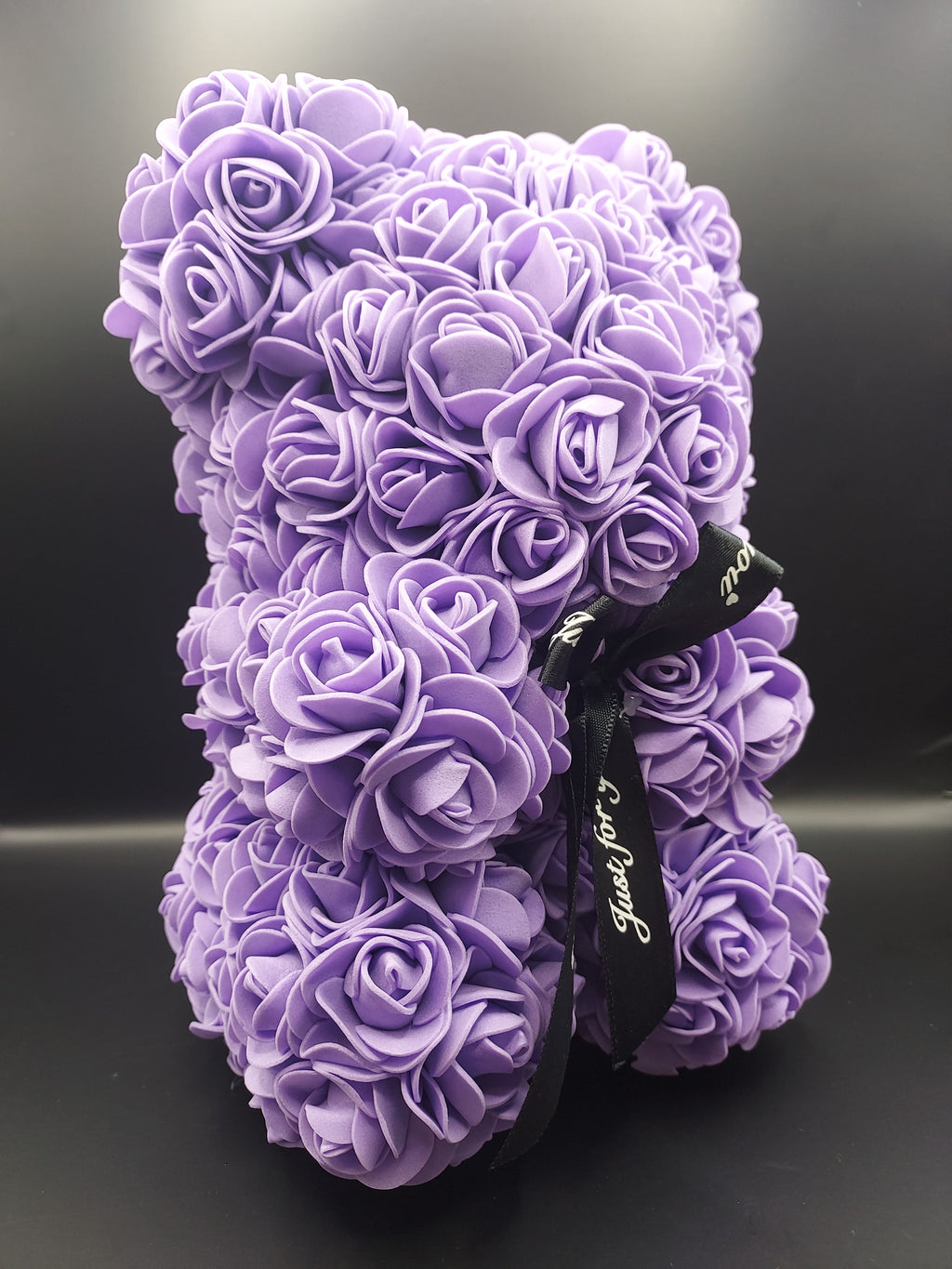 Flower Teddy Bear - Purple
