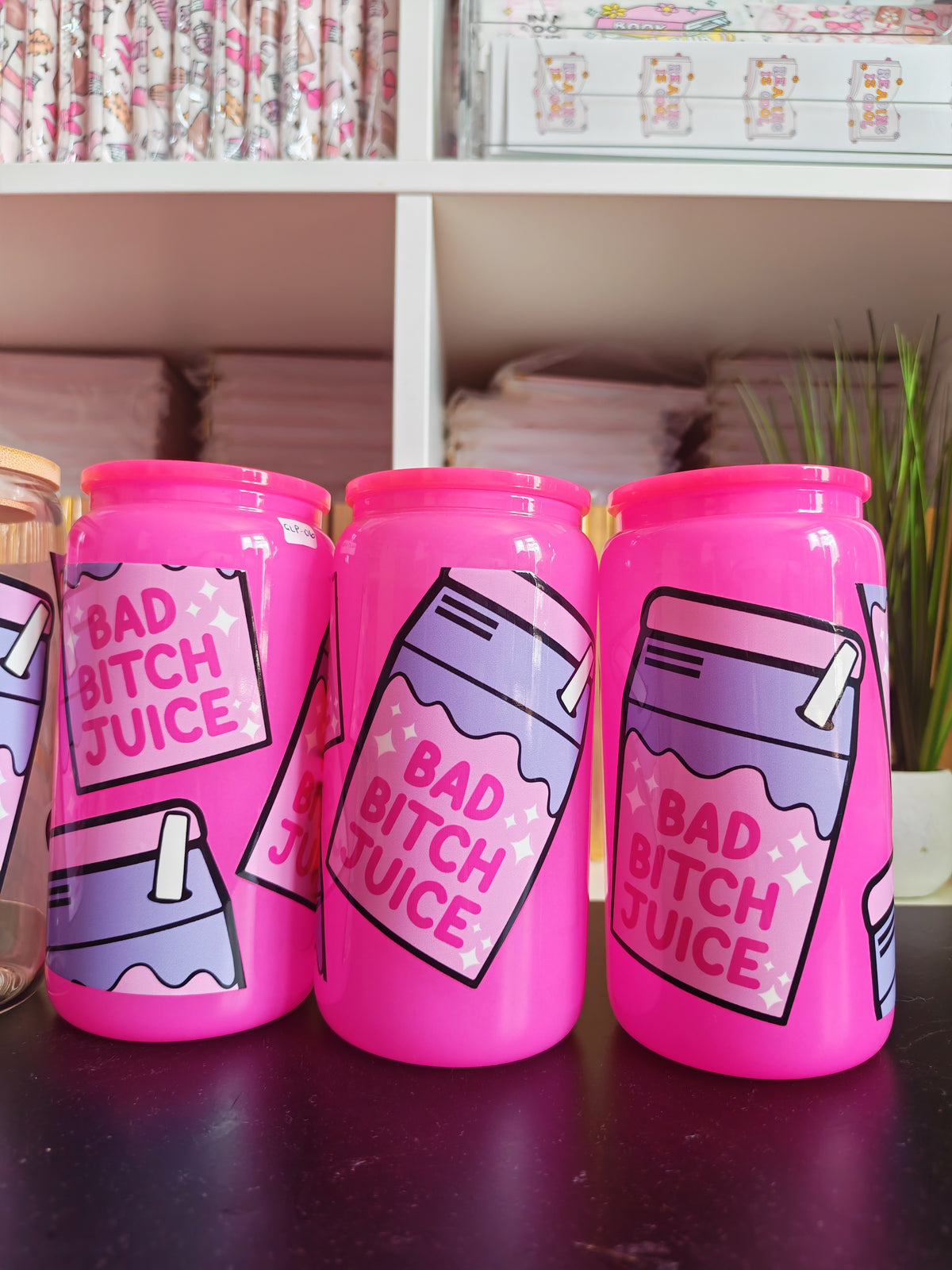 Bad B*tch Juice Glass Libbey Cups