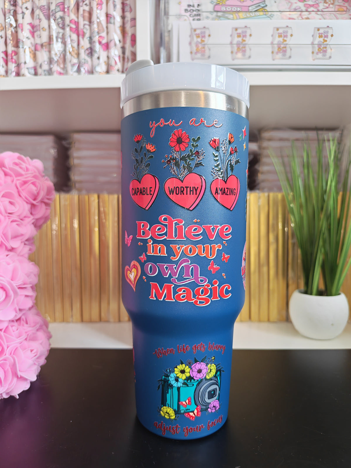 Believe in your own magic tumbler