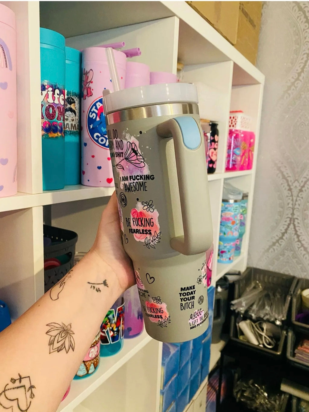 Swearing tumbler