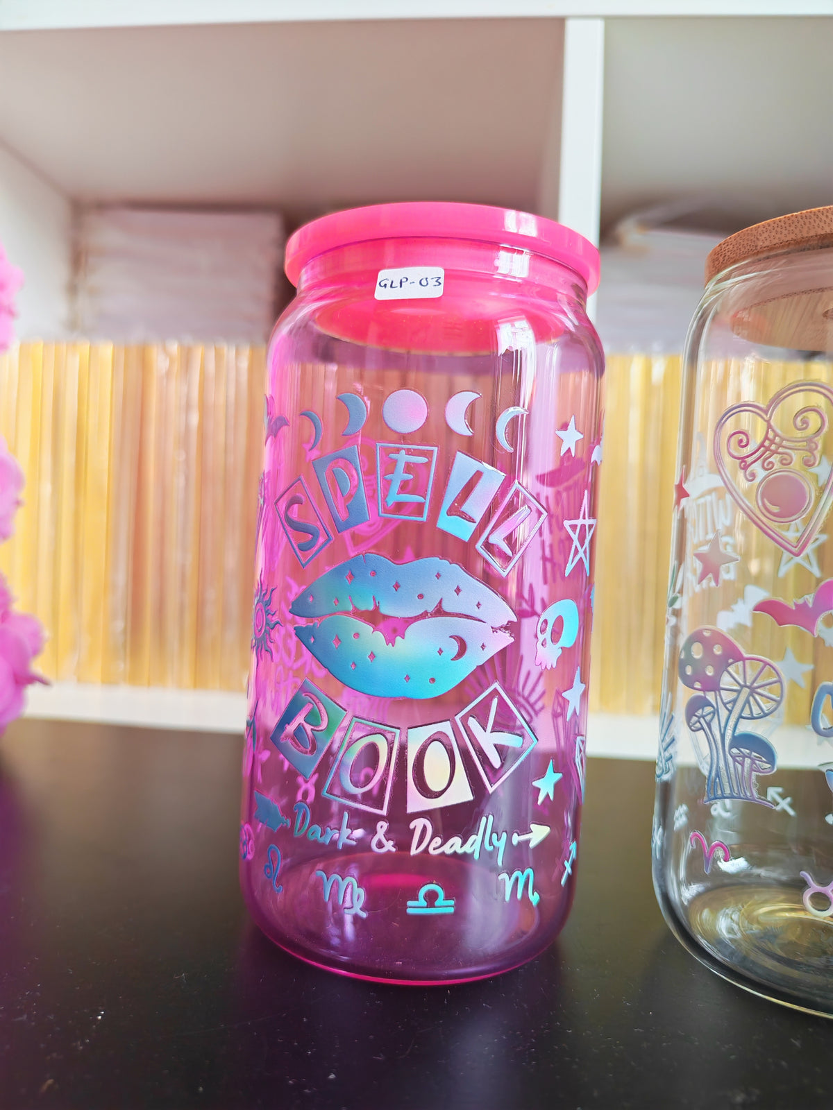 Spell Book Glass Libbey Cups