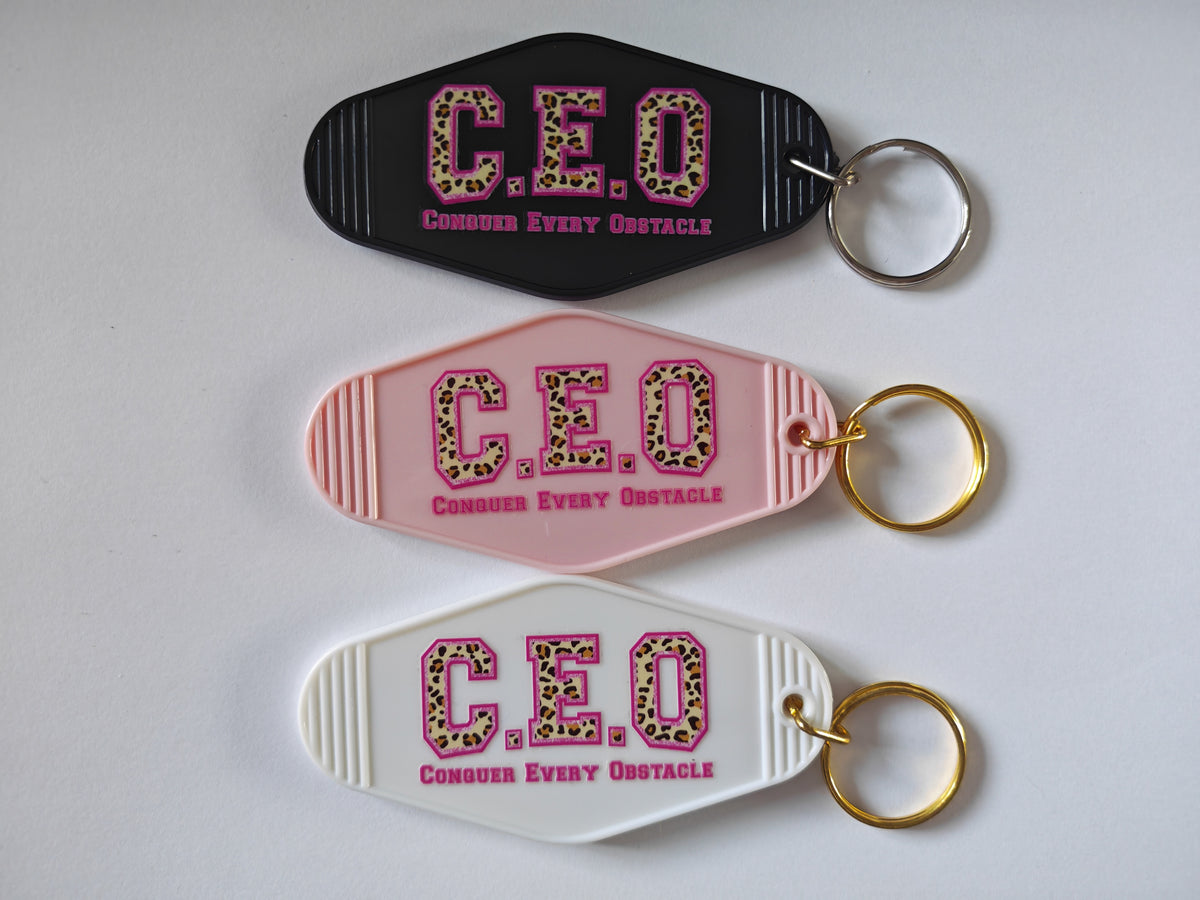 C.E.O Motel Keychain