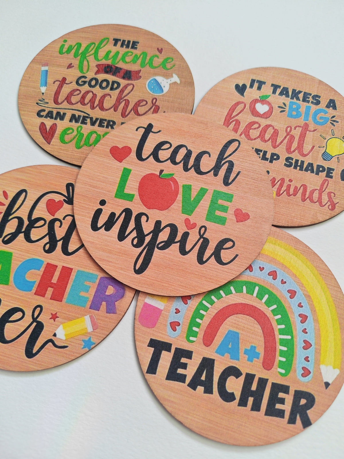 Teacher coasters