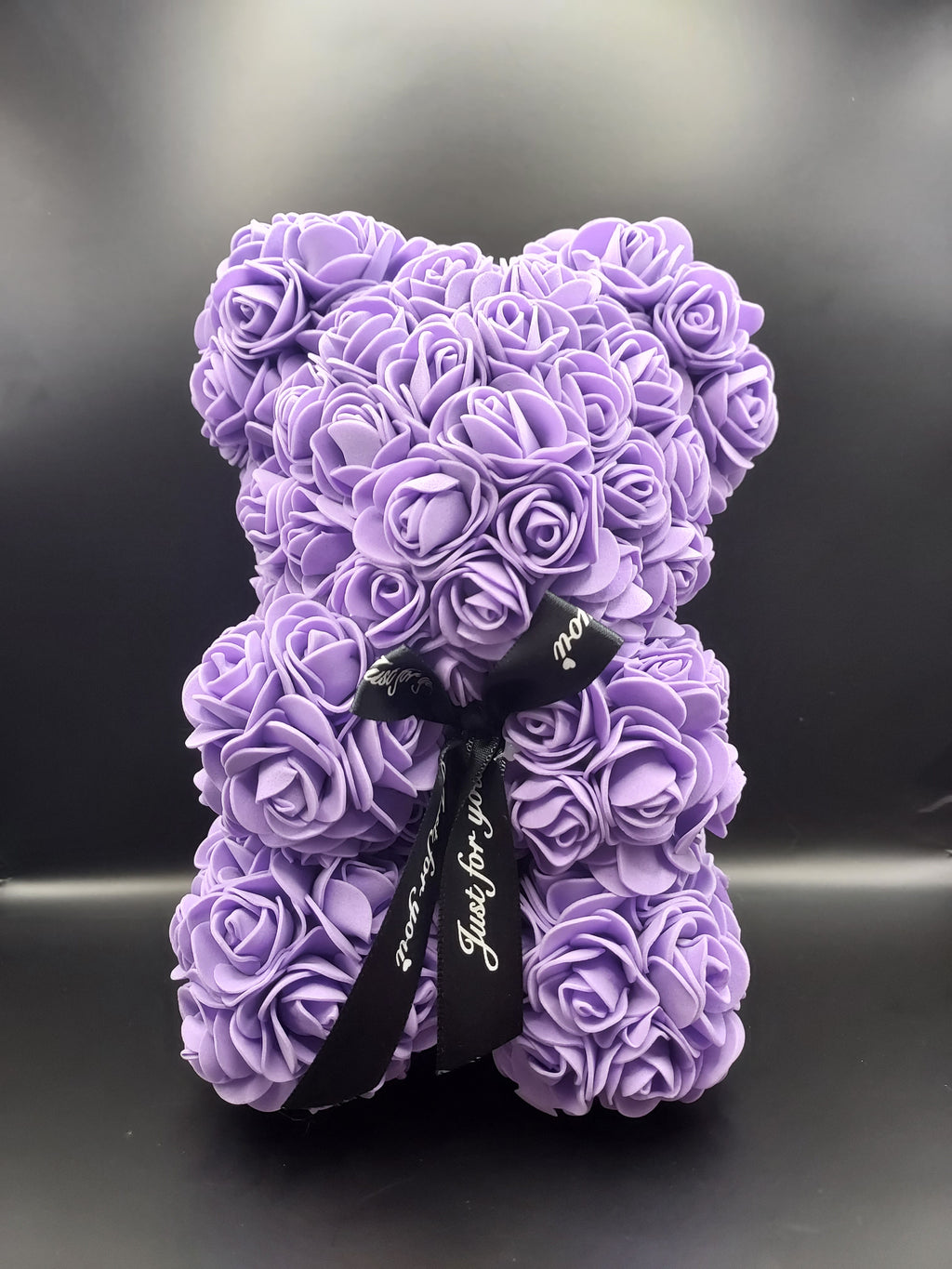 Flower Teddy Bear - Purple