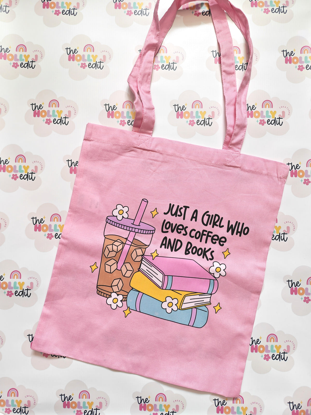 Just a girl who loves coffee and books tote bag
