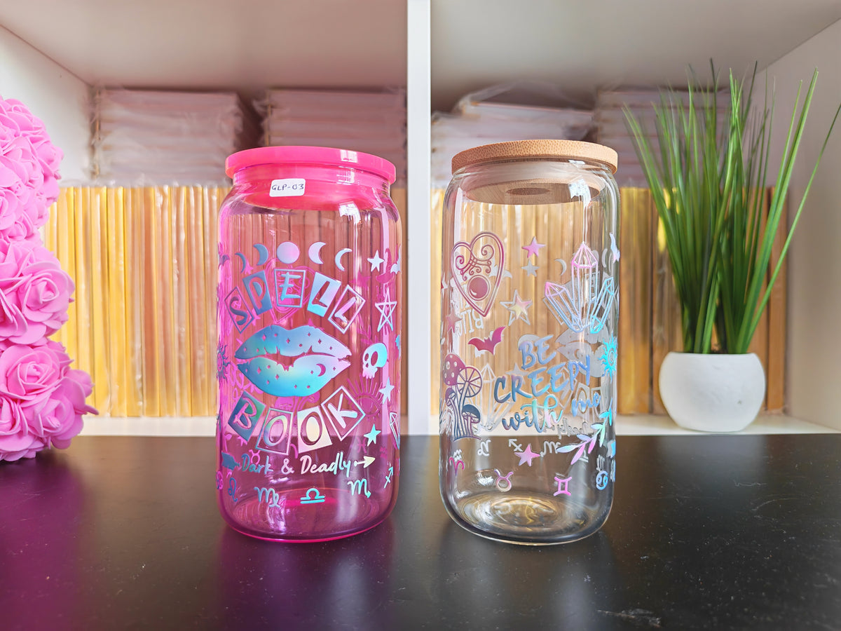Spell Book Glass Libbey Cups
