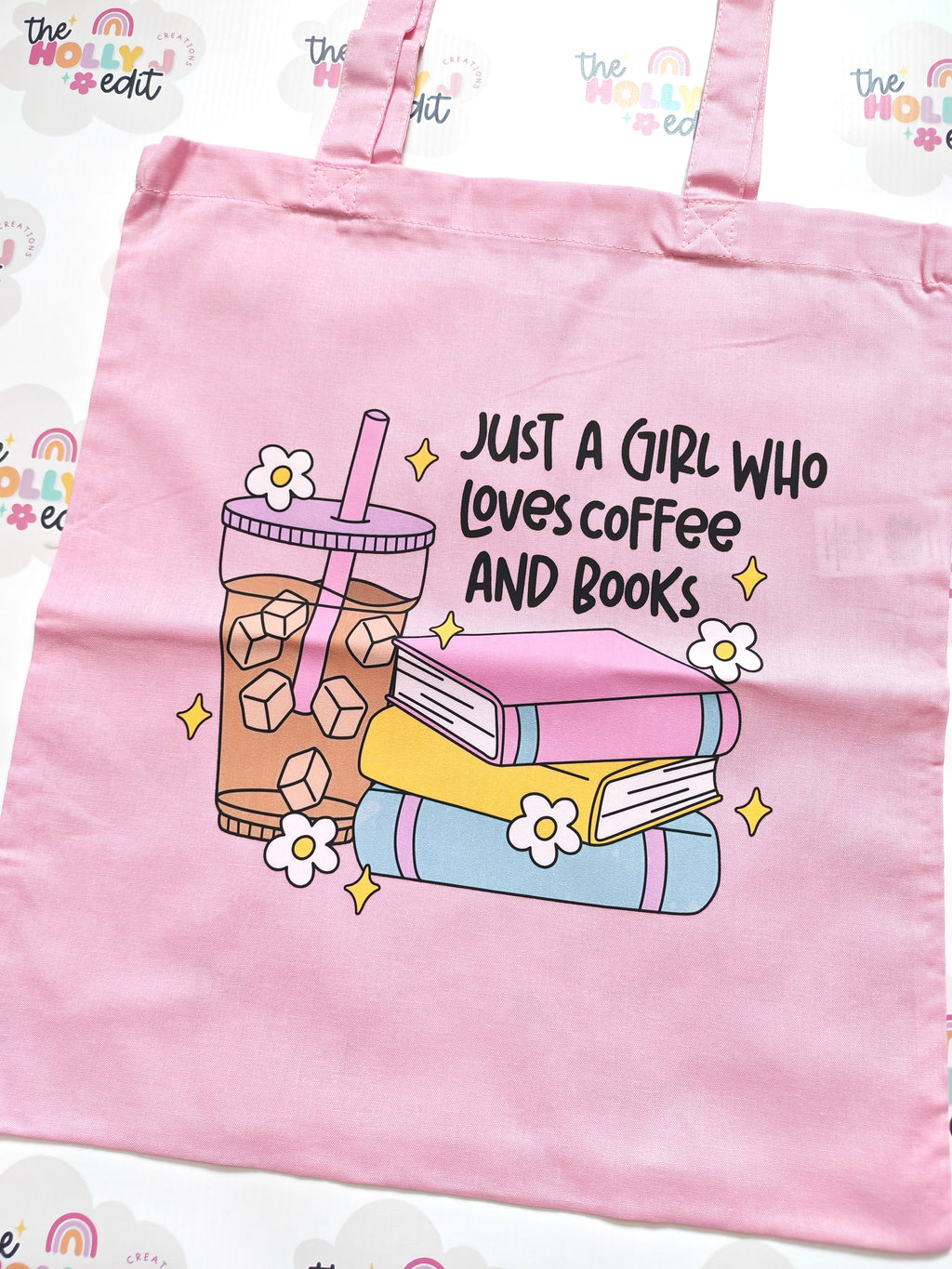 Just a girl who loves coffee and books tote bag