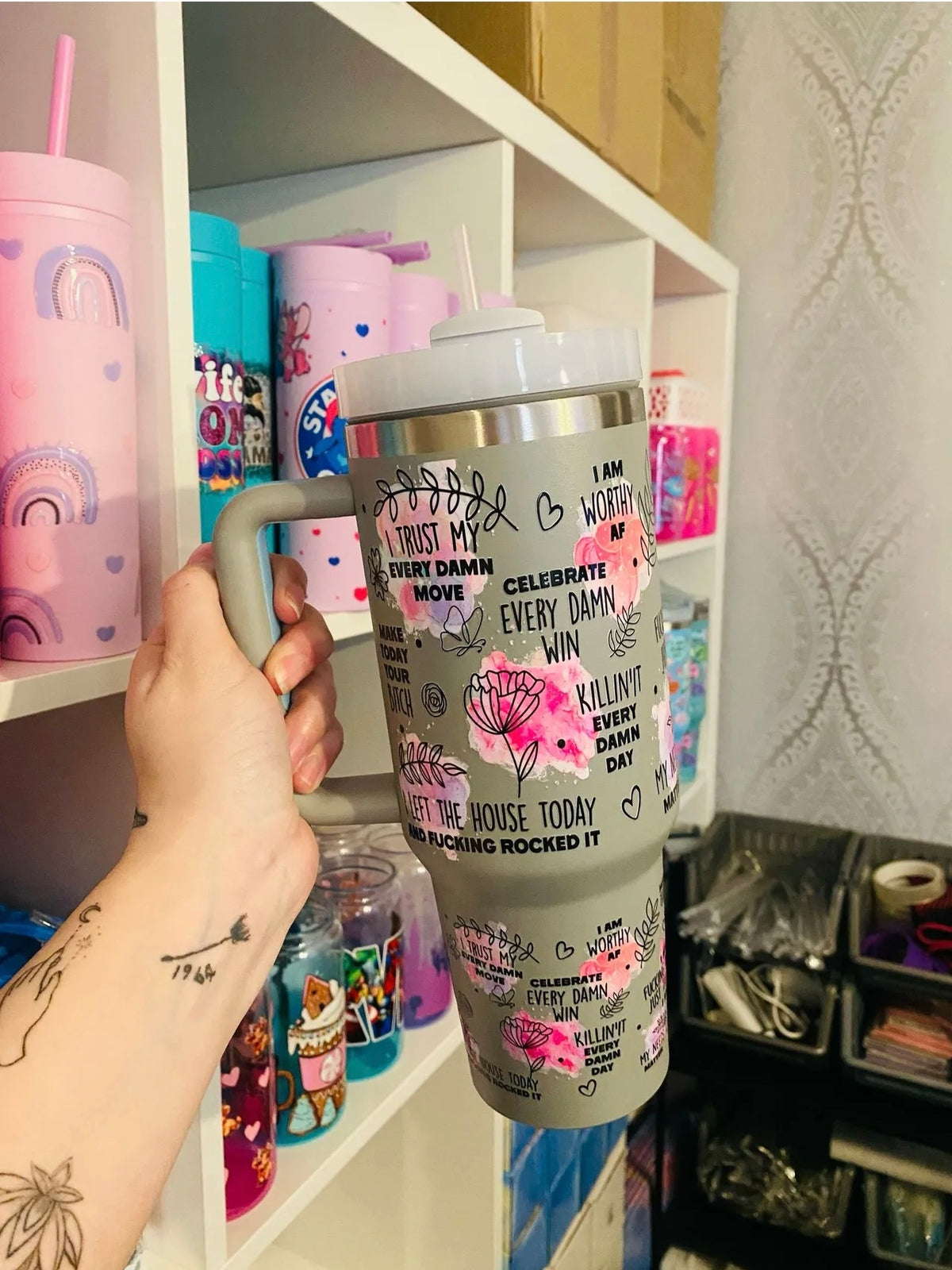Swearing tumbler