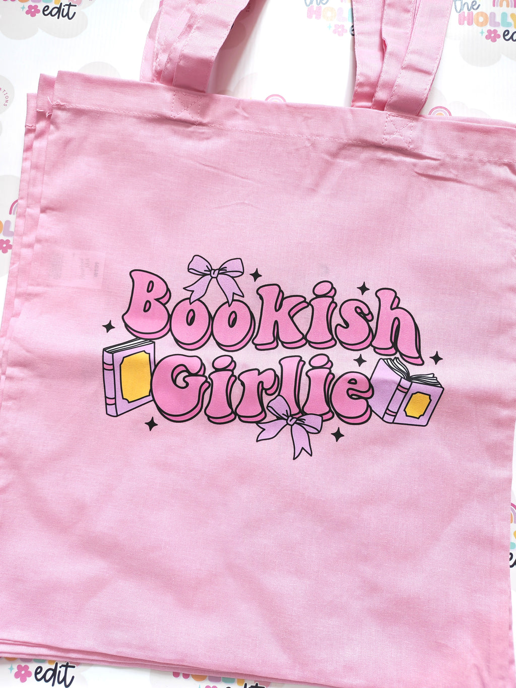 Bookish girlie tote bag