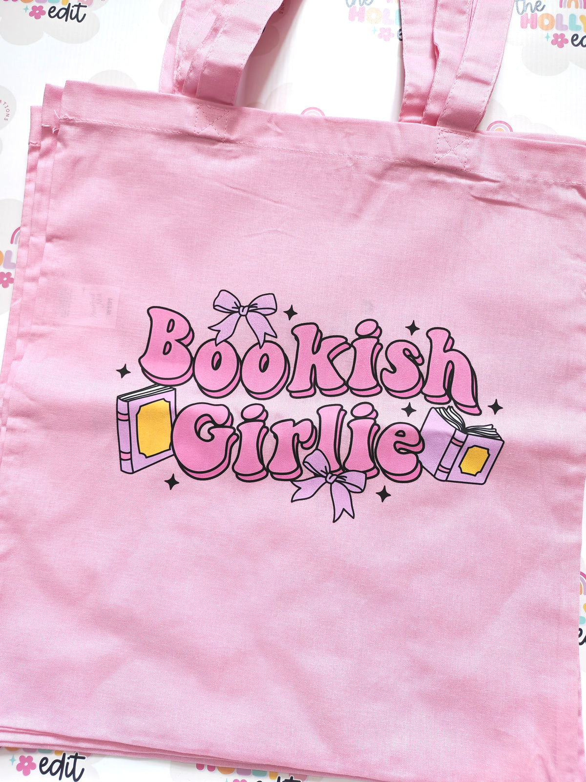 Bookish girlie tote bag