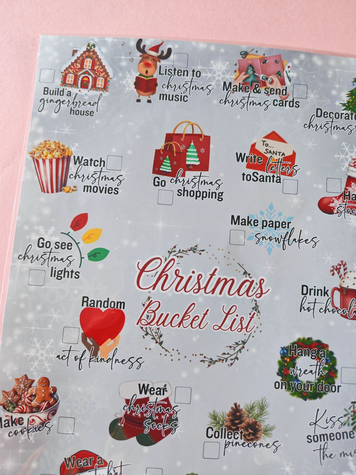 Christmas bucket list