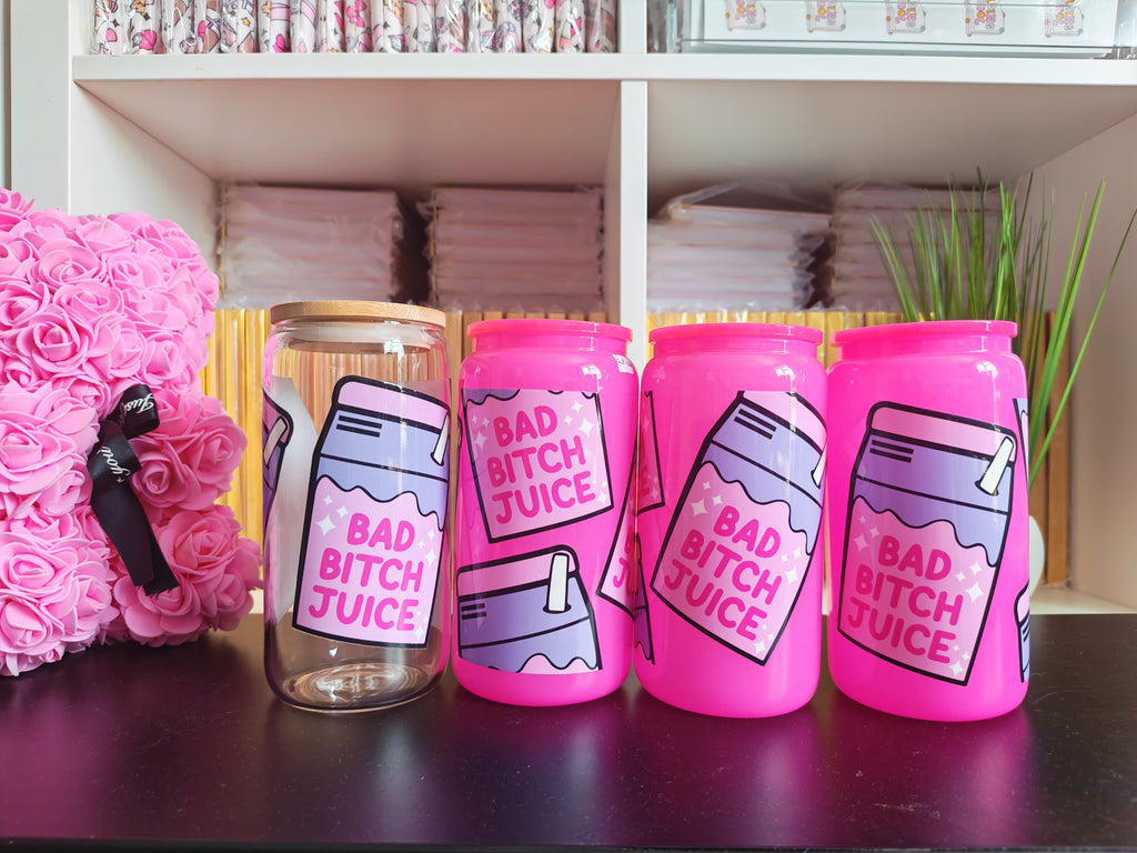 Bad B*tch Juice Glass Libbey Cups
